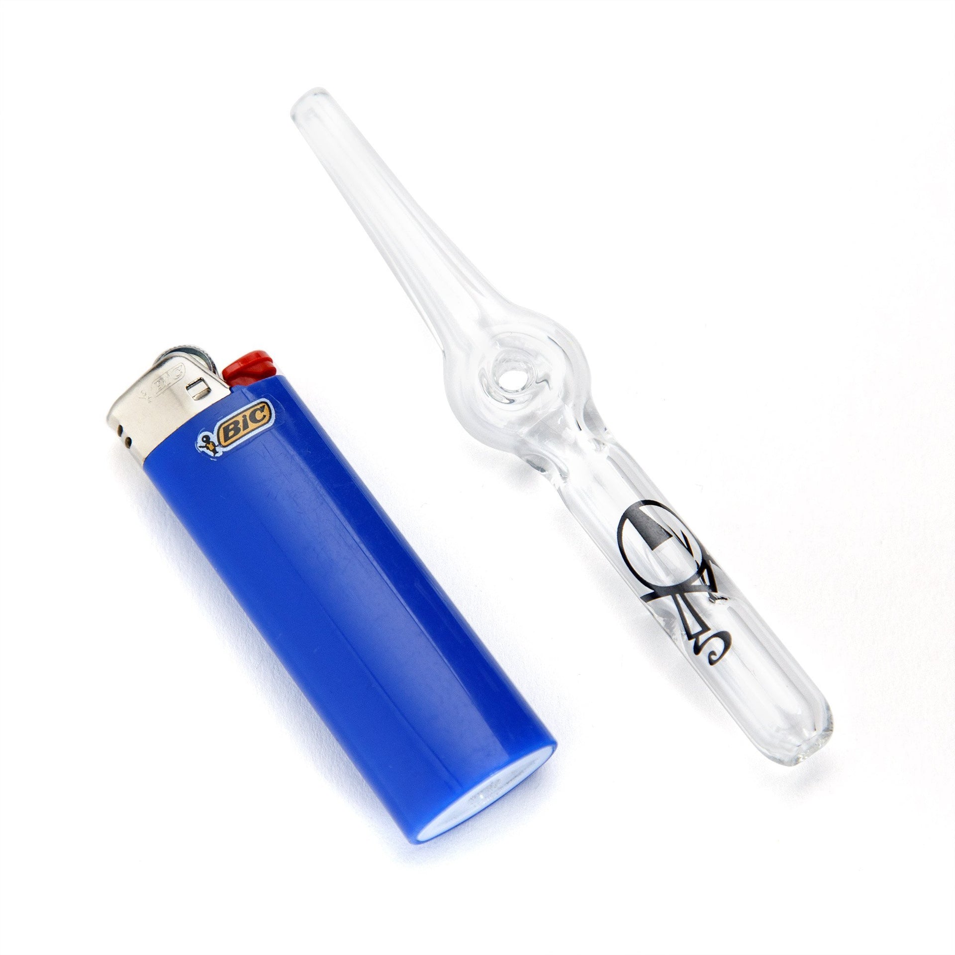 Home Blown Glass Road Straw Air-Cooled Dry Rig - 420 Science - The most trusted online smoke shop.