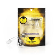 Honeybee Herb Yellow Line Honey Chamber Quartz Banger | Parts | 420 Science