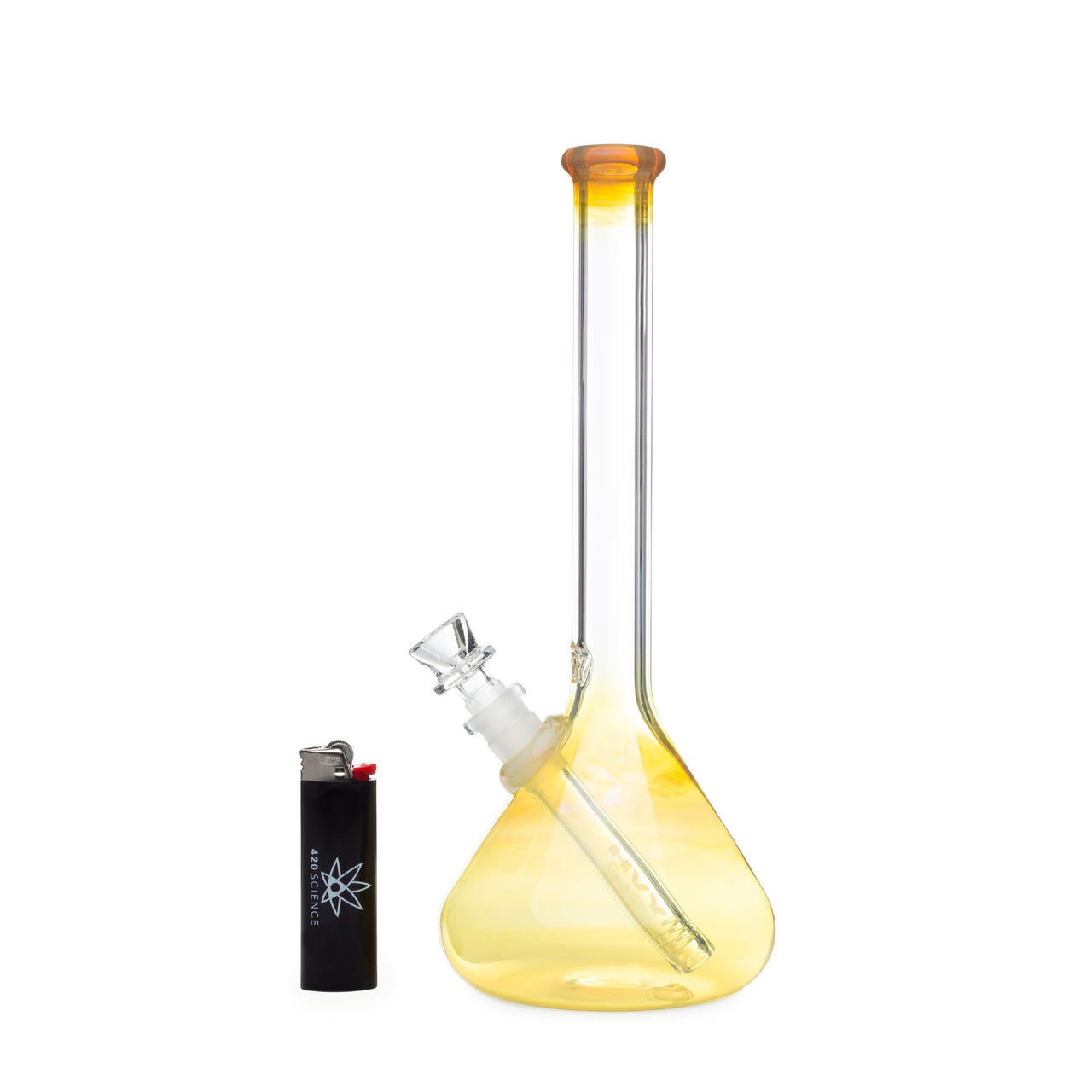 HVY Glass 10in 26mm Beaker Bong - Fumed