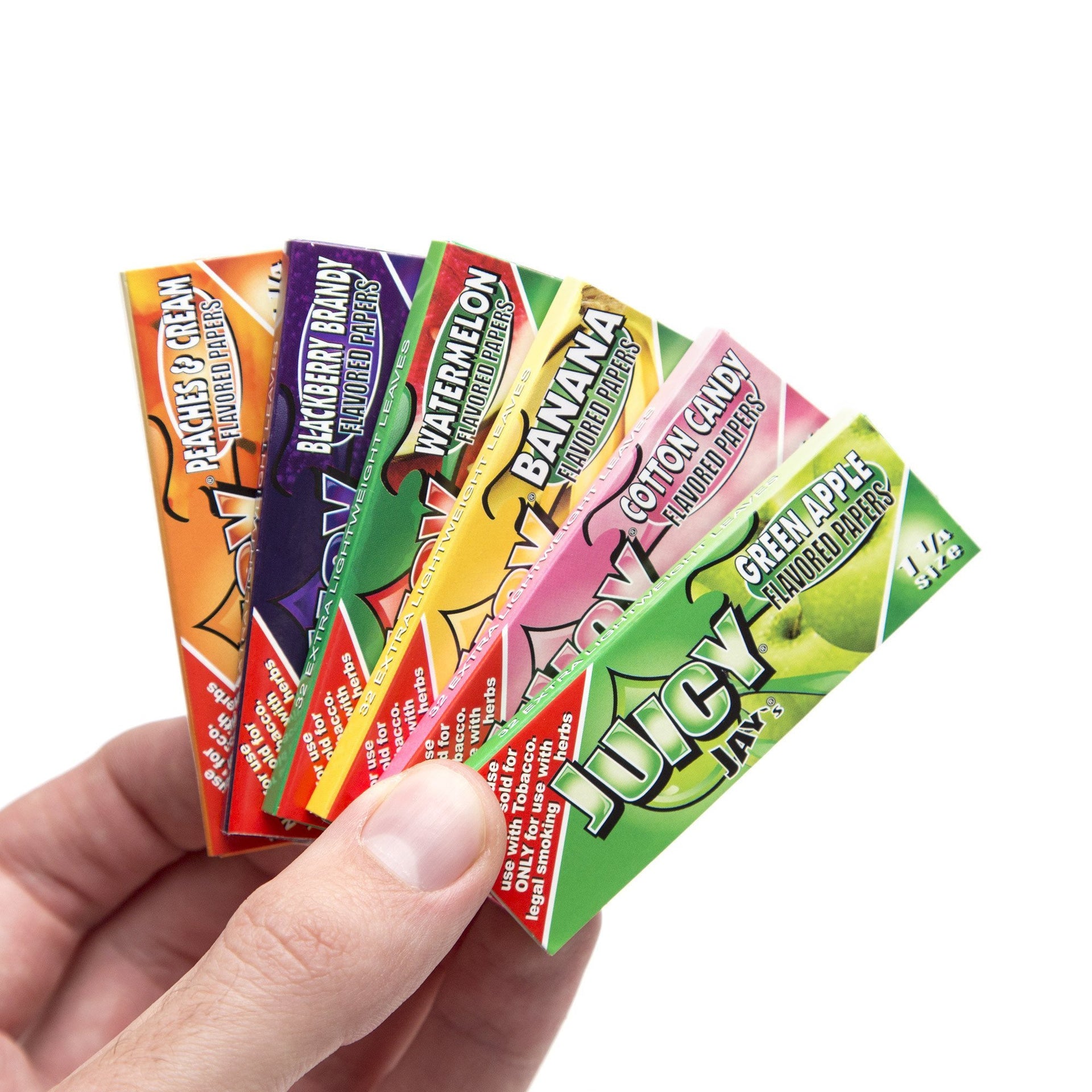 flavored cigarette papers 400/200pcs Fruit Flavors Paper Tobacco Smoking Rolling Paper 12 X Assorted Juicy Jay
