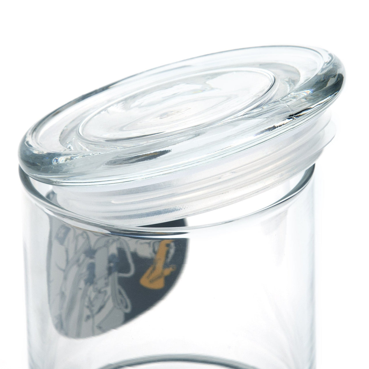 Glass Stash Jar with bamboo Lid PRO 420 - PRO 420