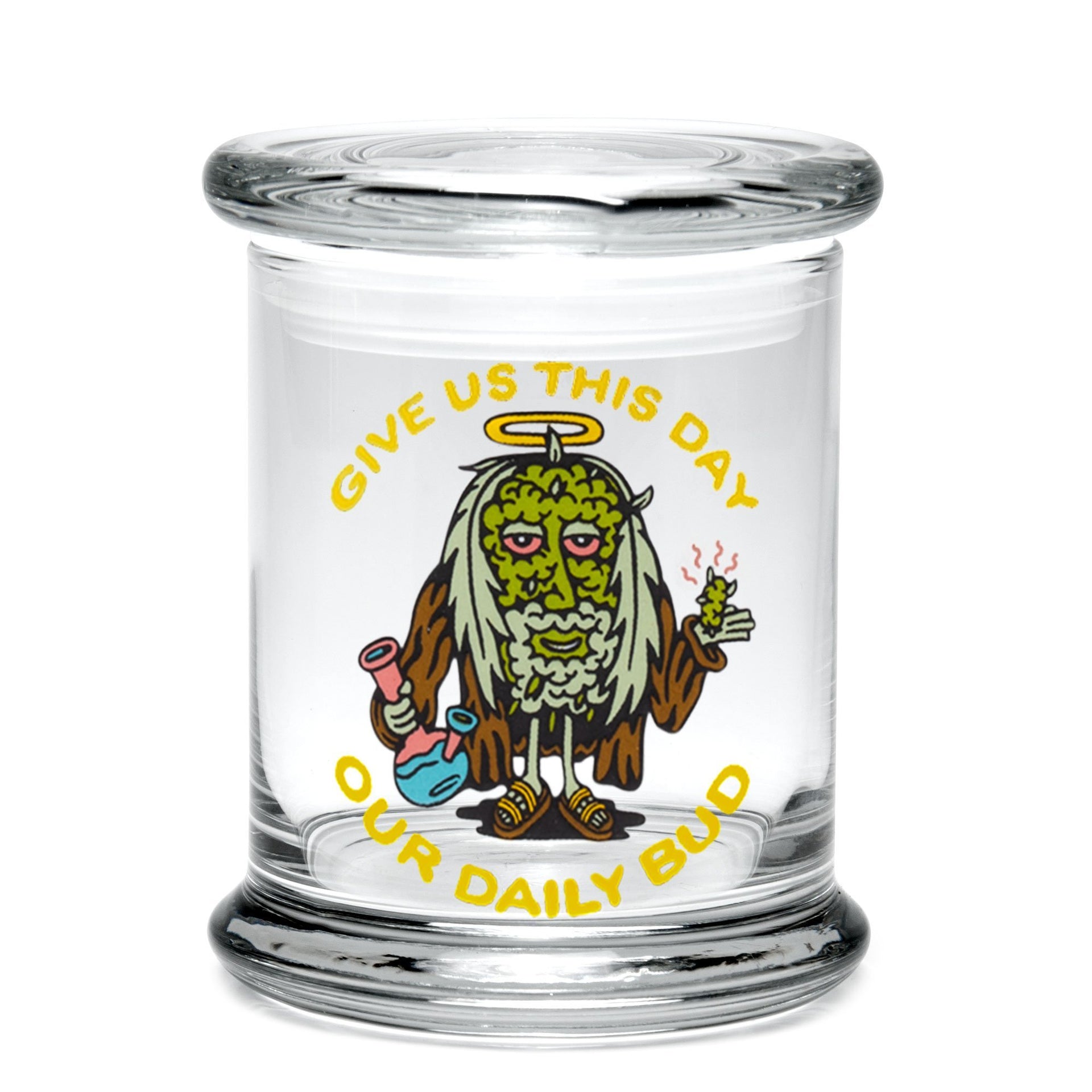 Large Pop-Top - Jesus Bud | 420 Jars | 420 Science