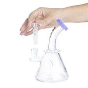 MAV Glass Bent Neck Showerhead Dab Rig - 420 Science - The most trusted online smoke shop.