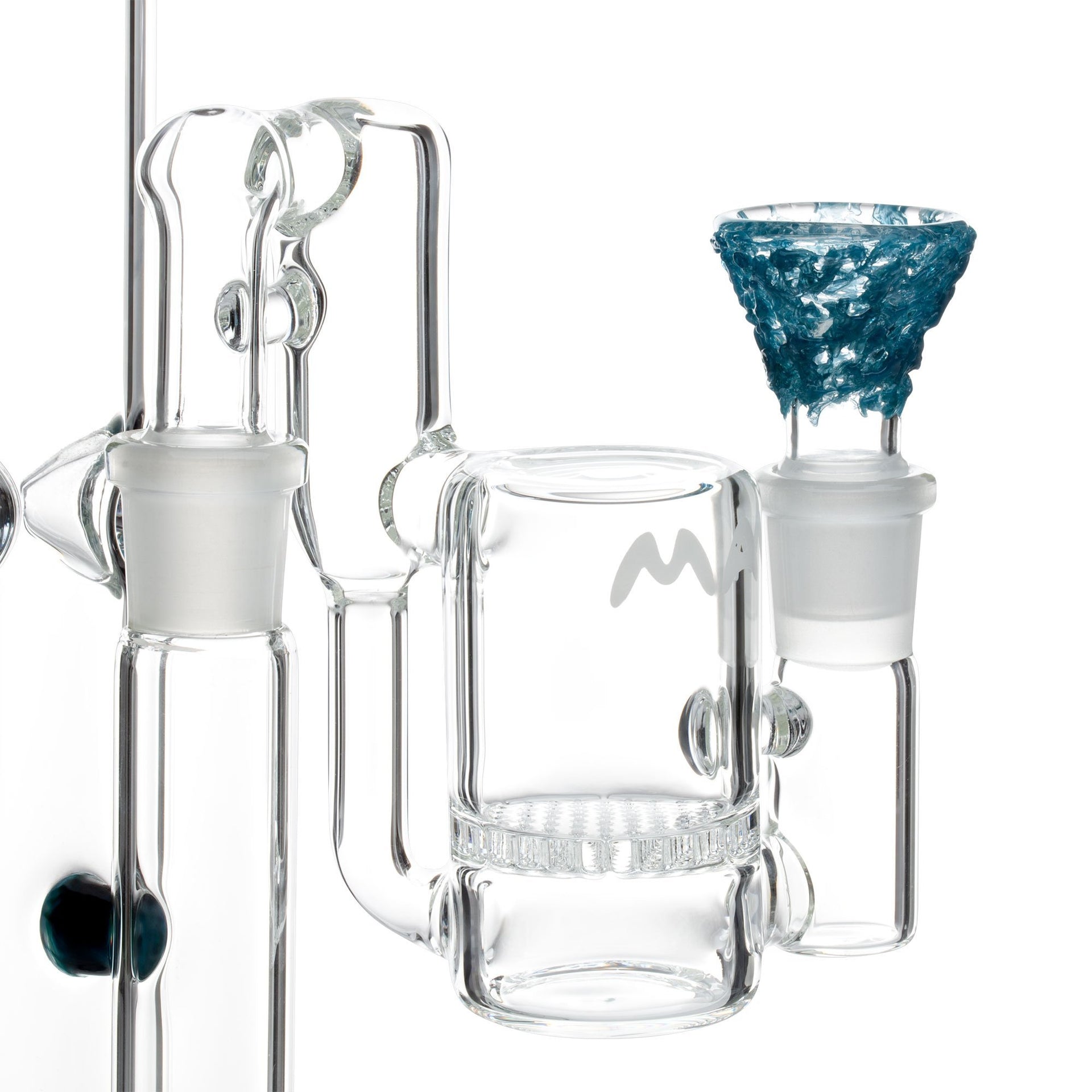 MAV Glass Honeycomb Disc Recycler Ash Catcher | Ash Catchers | 420 Science
