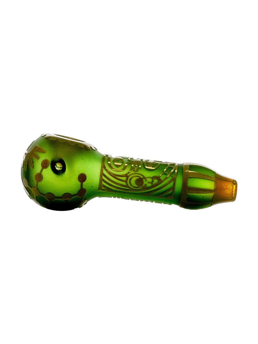 Maya Face in Color Handpipe | Dry Pipes | 420 Science