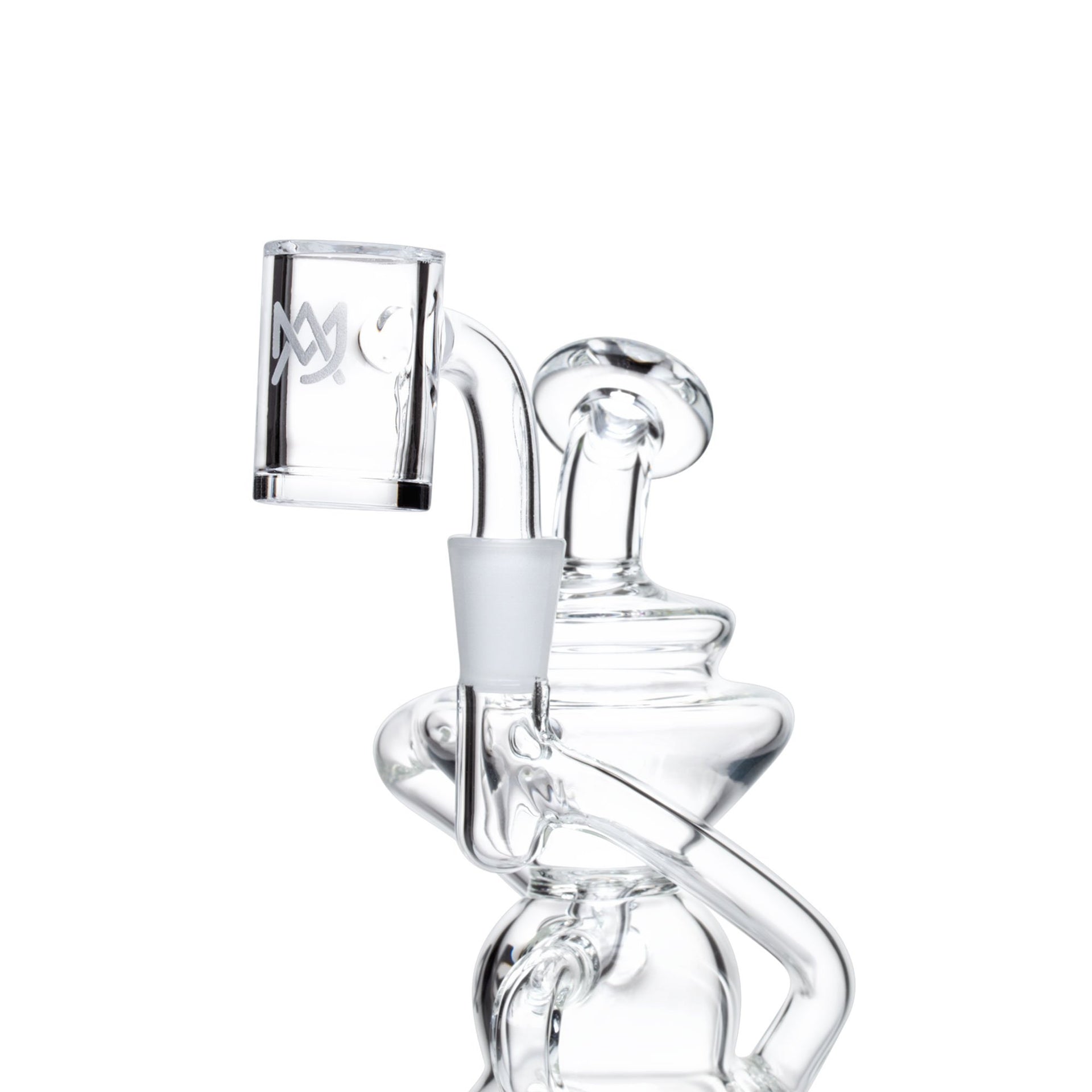 MJ Arsenal Preimum Full Weld Clear Quartz Banger | Quartz Bangers | 420 Science
