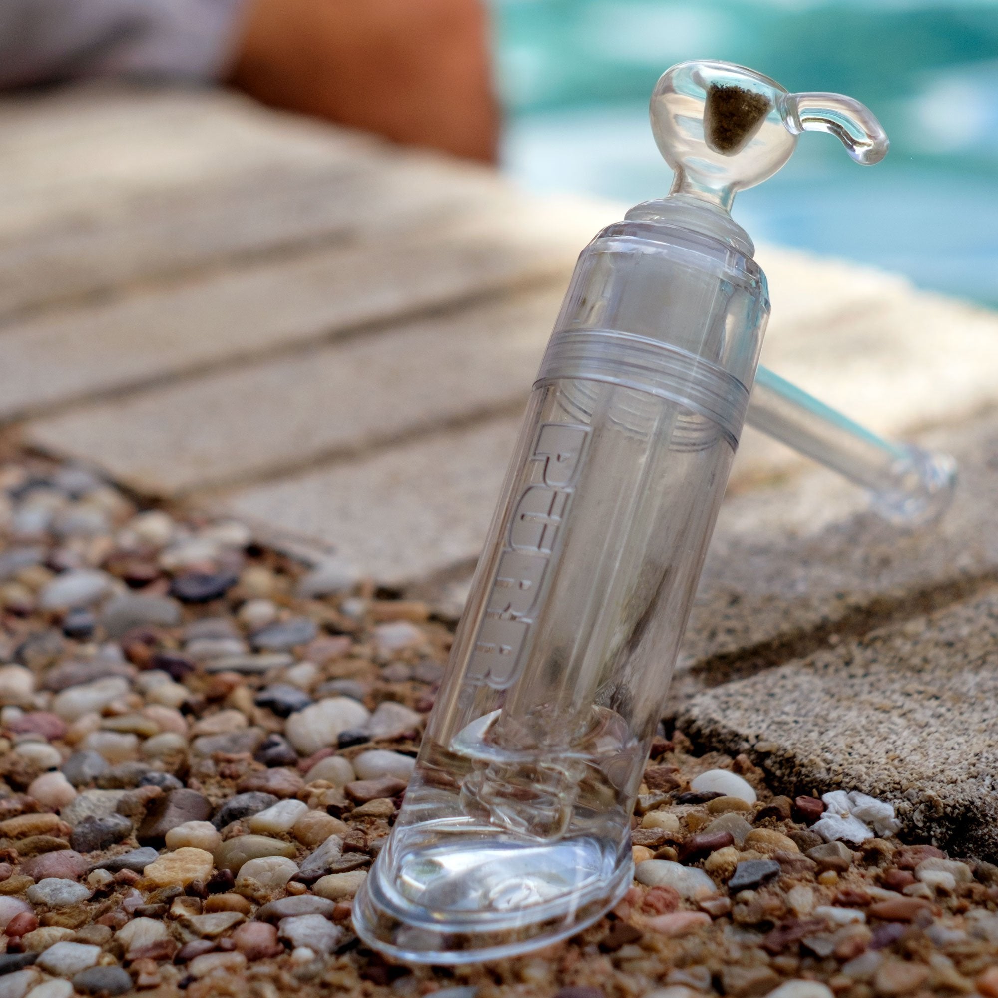 PÜRR Purr2Go Collapsible Travel Hammer Bubbler Bong & Rig