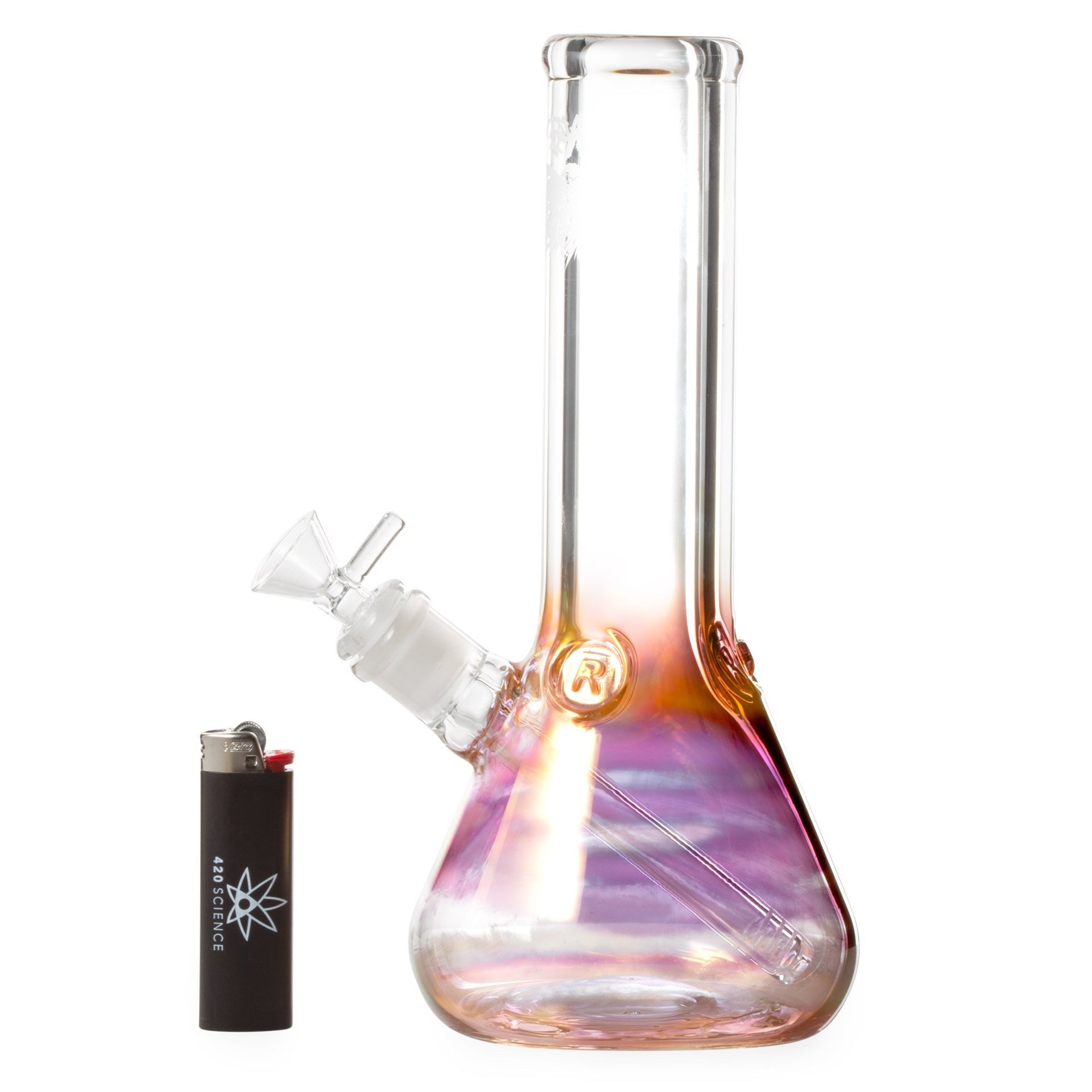 Raven Glass 10in Fumed Beaker Bong - 420 Science - The most trusted online smoke shop.