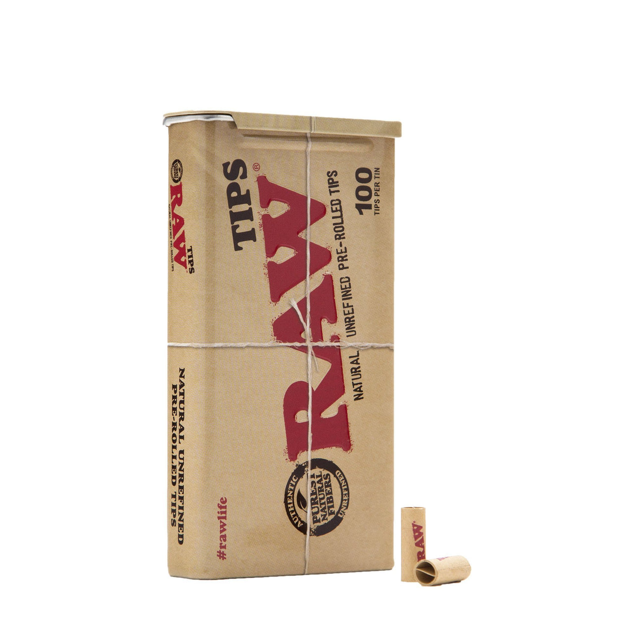 RAW 100 Pre-Rolled Tip Tin - 420 Science - The most trusted online smoke shop.