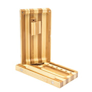 RAW Backflip Magnetic Bamboo Striped Rolling Tray - 420 Science - The most trusted online smoke shop.