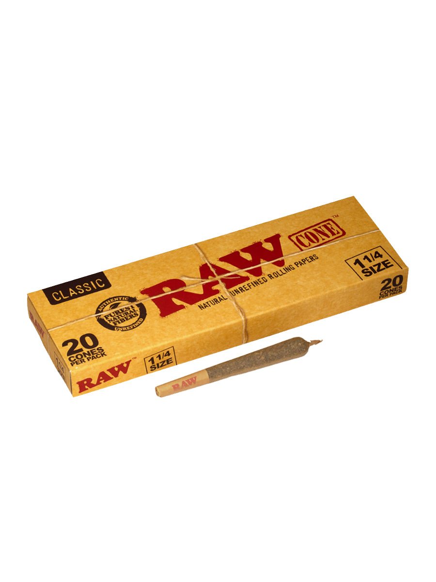 RAW Cone Classic 1¼" - 20 Pack | Rolling Products | 420 Science