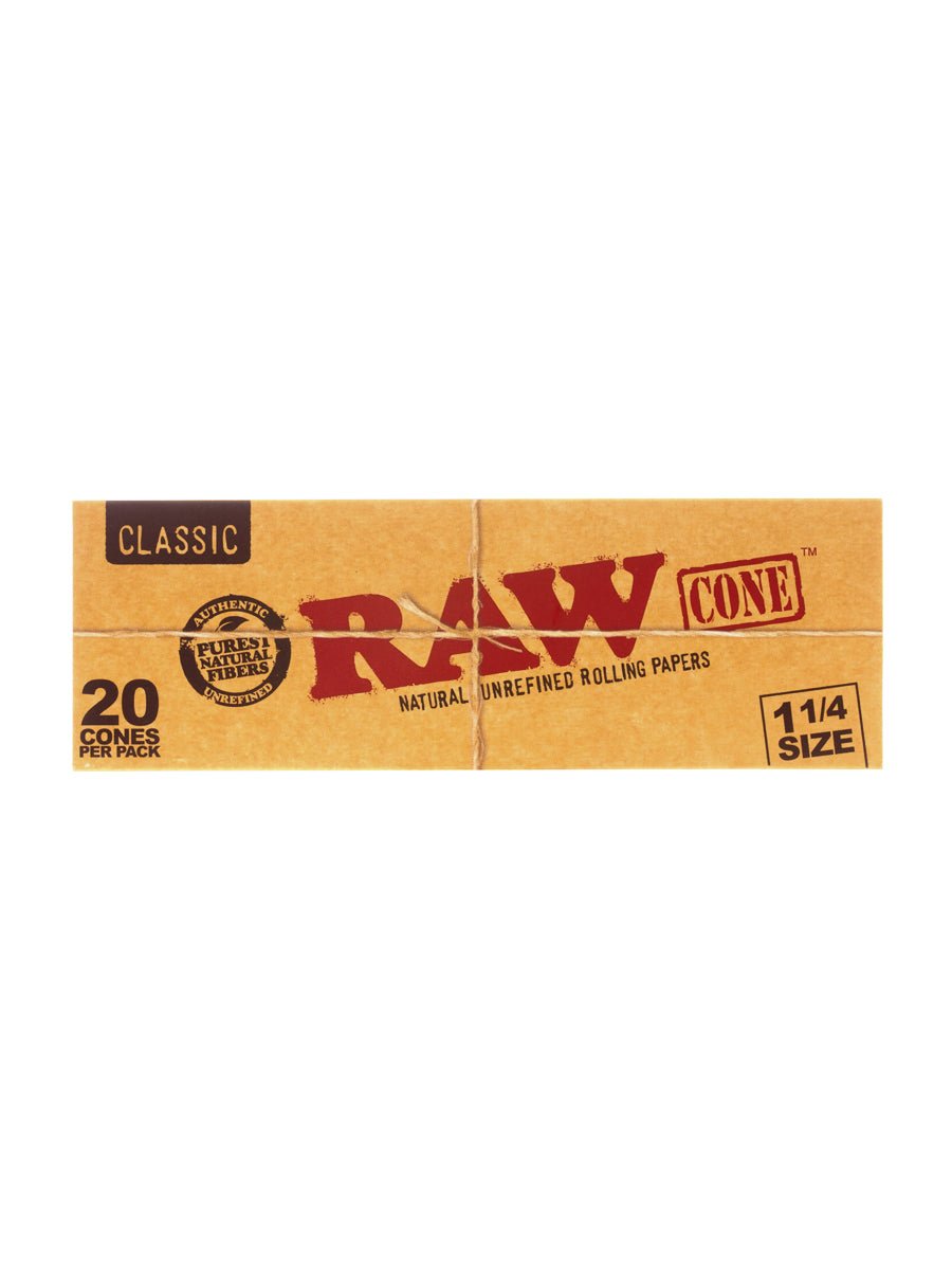 RAW Cone Classic 1¼" - 20 Pack | Rolling Products | 420 Science