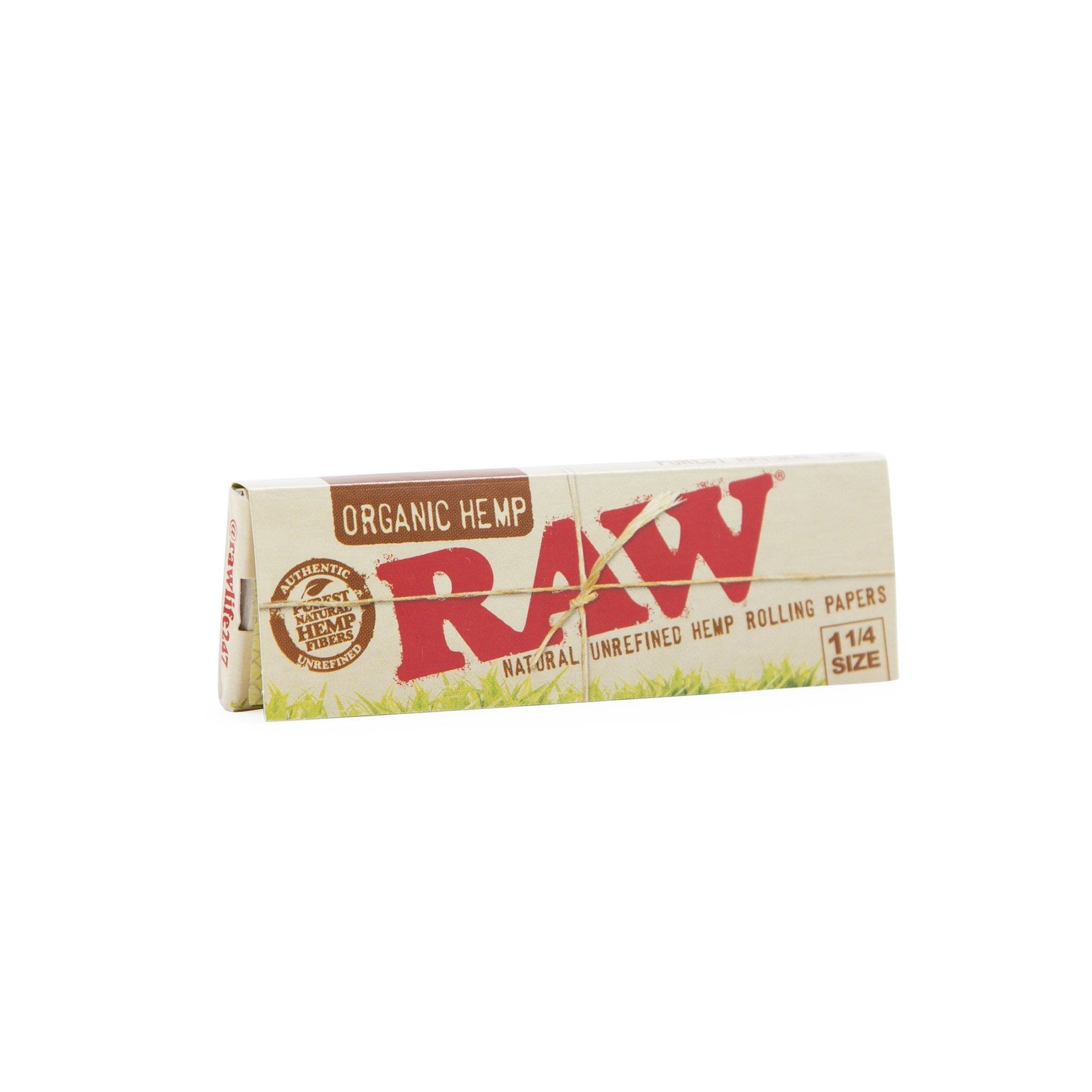 does raw papers have tobacco Unrefined Organic 1.25 1 1/4 Size Cigarette Rolling Full Box of 24 Packs, Yellow, 50 Count (Pack of 24) : Health & Household RAW Organic Hemp 1 1/4in