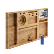 RAW Triple Flip Magnetic Bamboo Rolling Tray - 420 Science - The most trusted online smoke shop.