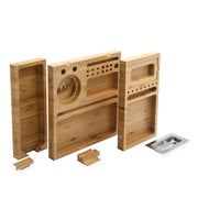 RAW Triple Flip Magnetic Bamboo Rolling Tray - 420 Science - The most trusted online smoke shop.