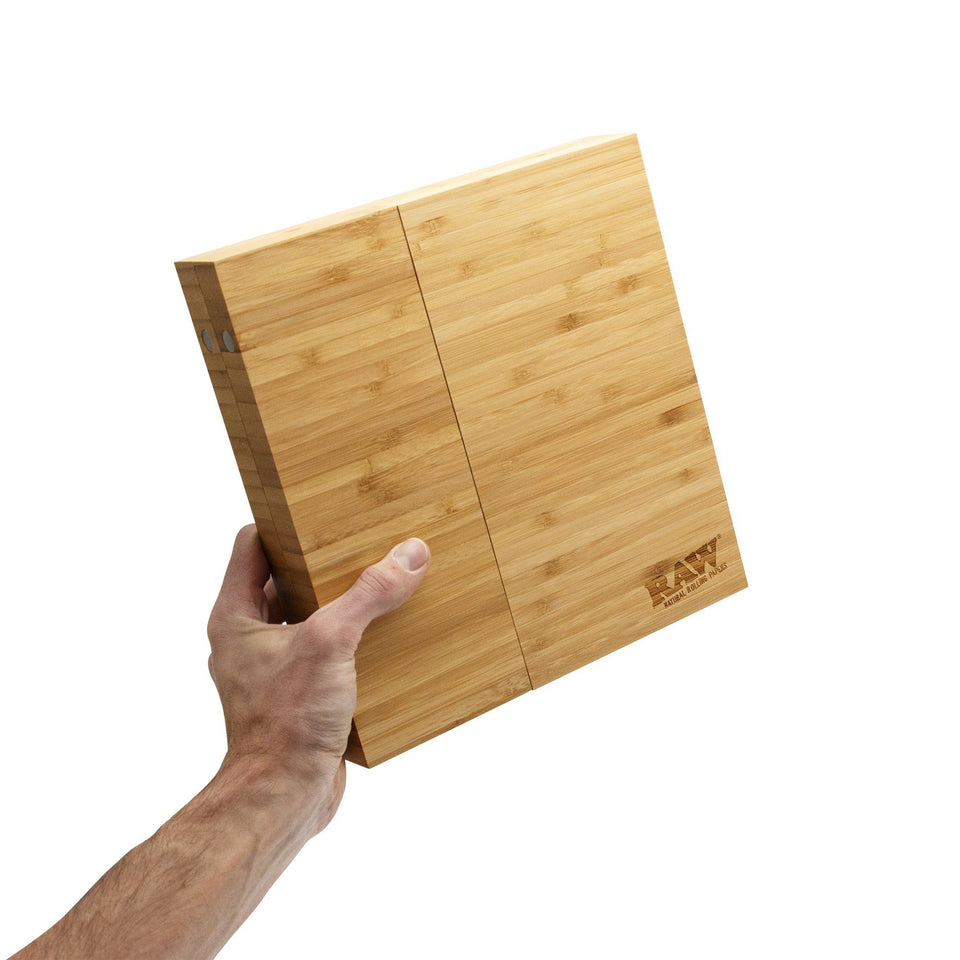 RAW Triple Flip Bamboo Rolling Tray / 89.99 at 420 Science