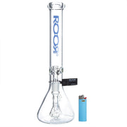 ROOR Tech 14in Fixed Shower Head Beaker 45x5mm - 420 Science - The most trusted online smoke shop.