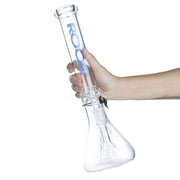 ROOR Tech 14in Fixed Shower Head Beaker 45x5mm - 420 Science - The most trusted online smoke shop.
