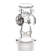 ROOR Tech 18in Fixed Shower Head Beaker 50x5mm - Blue Black - 420 Science - The most trusted online smoke shop.