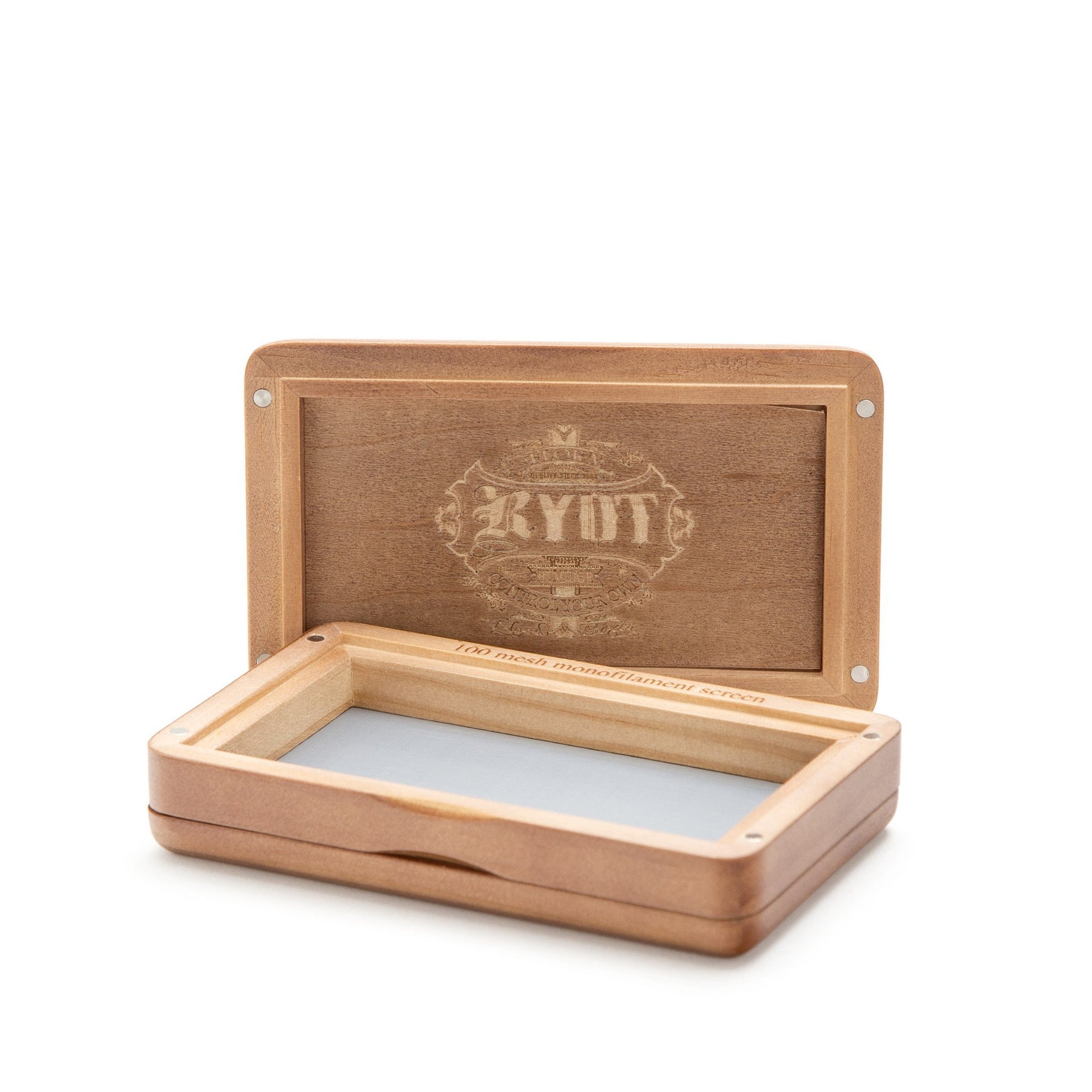 RYOT 3x5 Solid Top Screen Box - Walnut - 420 Science - The most trusted online smoke shop.