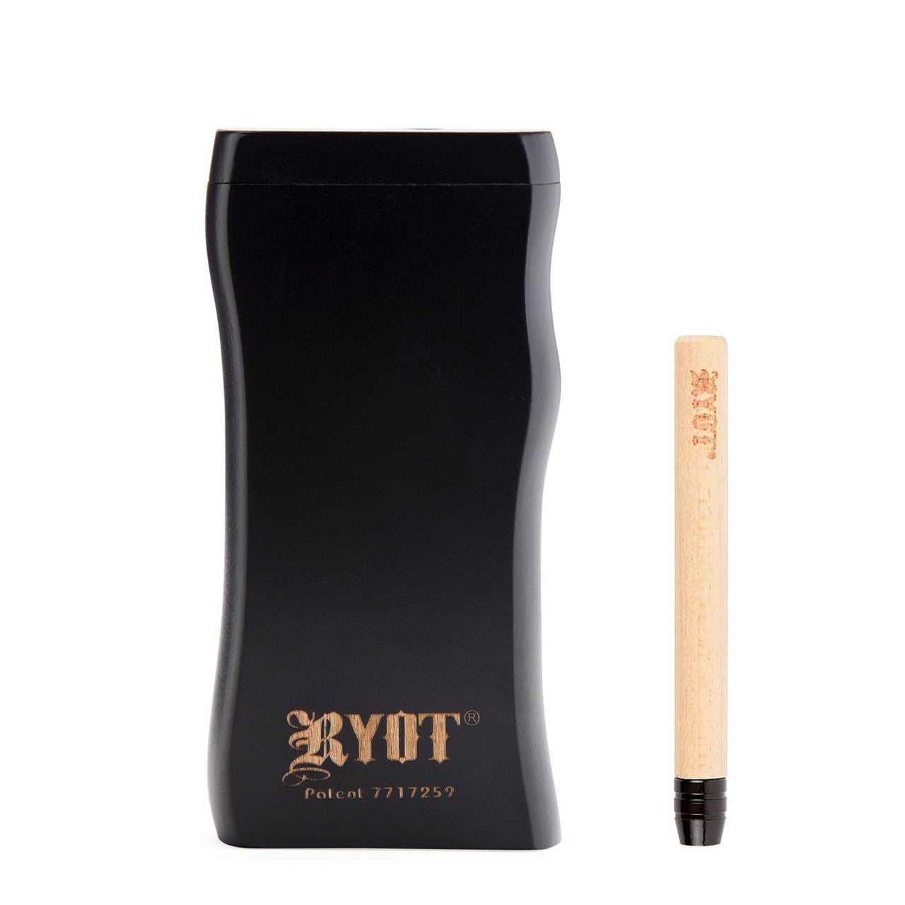 RYOT Wooden Dugout Box w/Matching One-Hitter - Black