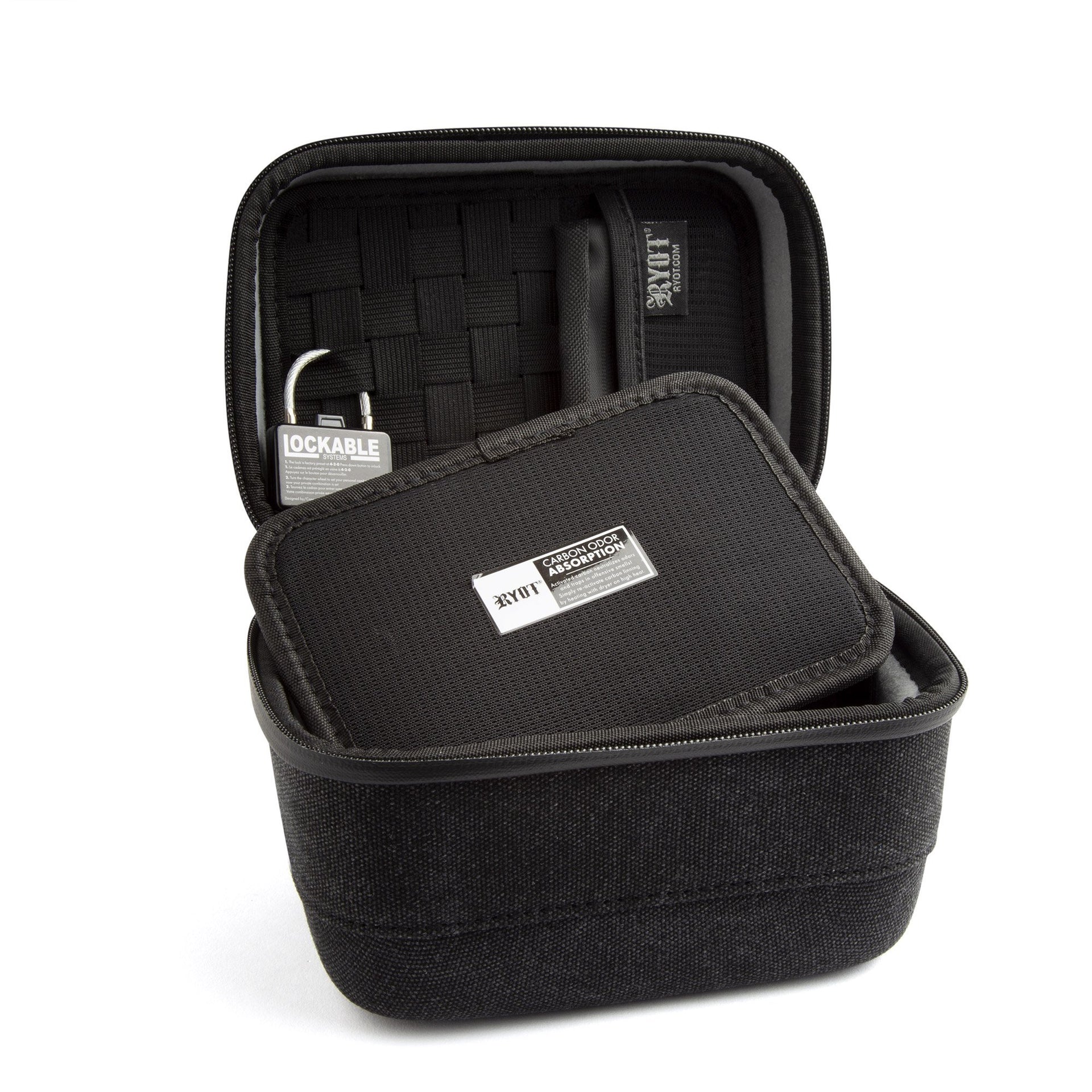 RYOT SmellSafe Carbon Series Safe Case w/Combo Lock - Small - 420 Science - The most trusted online smoke shop.
