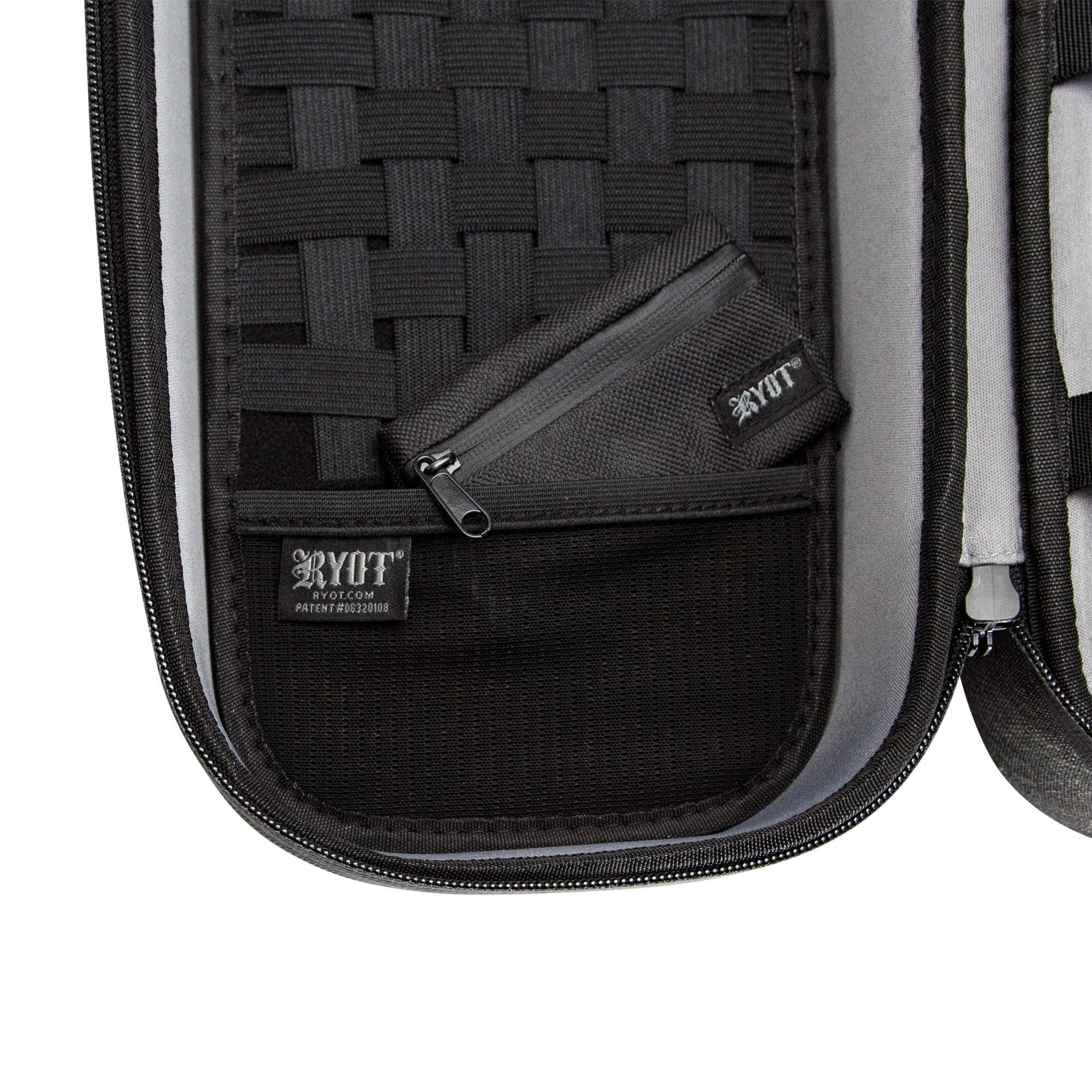 RYOT SmellSafe Carbon Series 14in Axe-Pack w/ NoGoo Mat & Combo Lock - 420 Science - The most trusted online smoke shop.