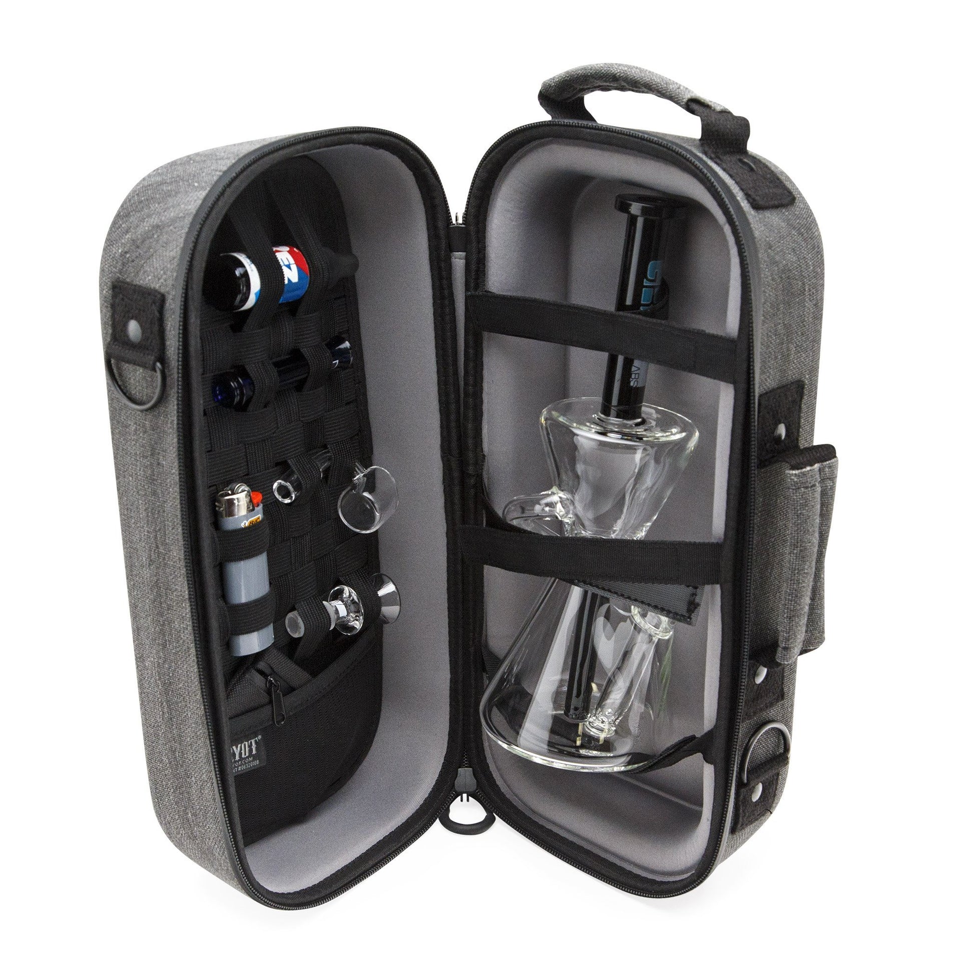 RYOT SmellSafe Carbon Series 14in Axe-Pack w/ NoGoo Mat & Combo Lock - 420 Science - The most trusted online smoke shop.
