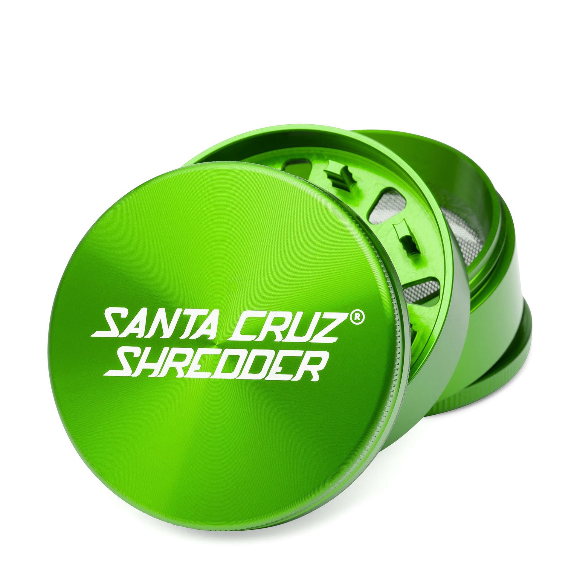 Santa Cruz Shredder - Jumbo Aluminum Herb Grinder - 4-part - Choice of 4  colors