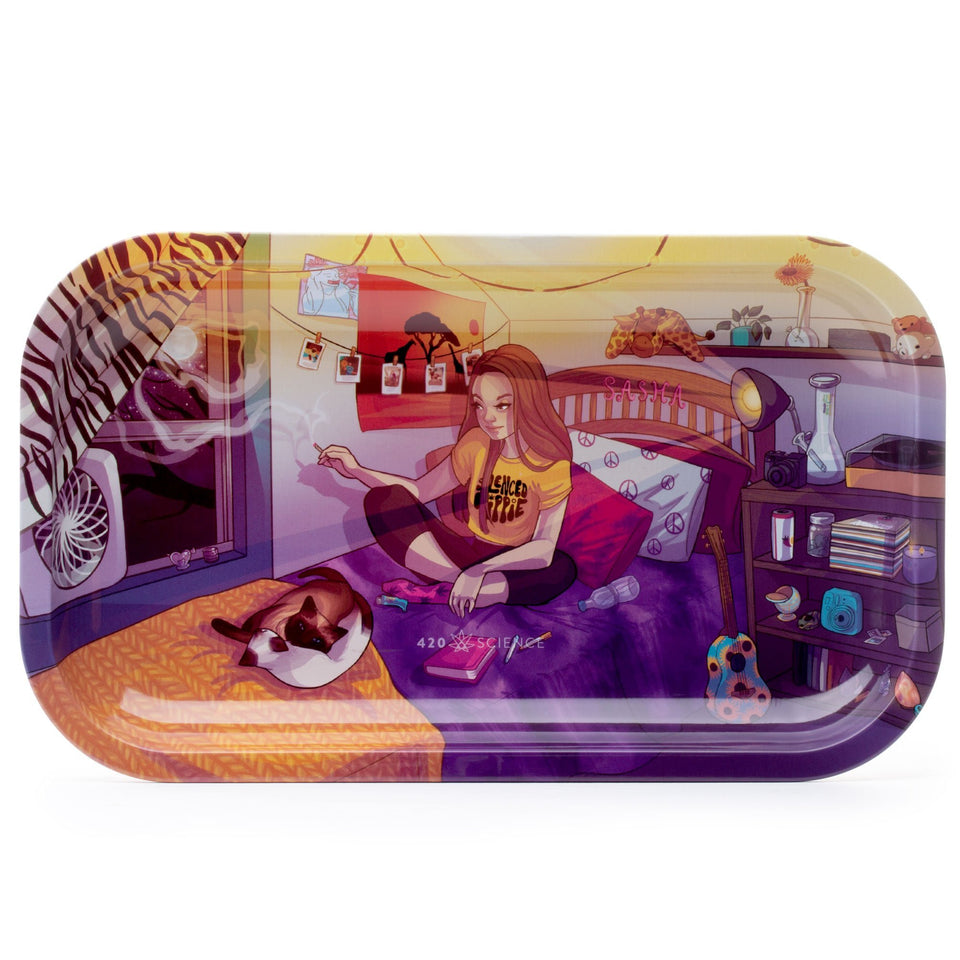 Silenced Hippie Rolling Tray / $ 19.99 at 420 Science