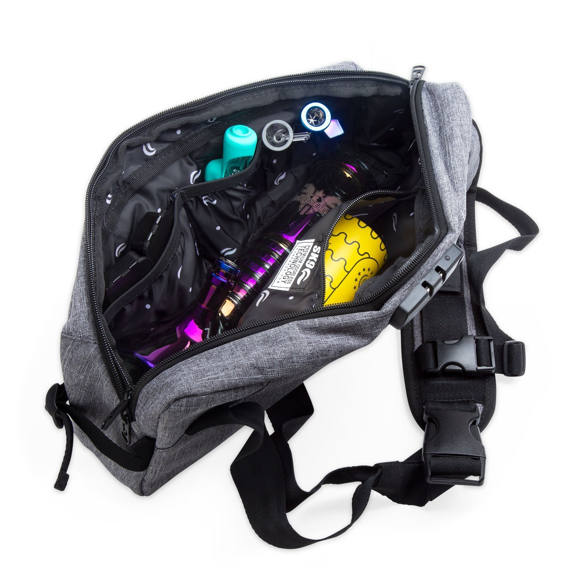 Skunk Smell Proof Combo Lock Sling Bag | Bags & Cases | 420 Science