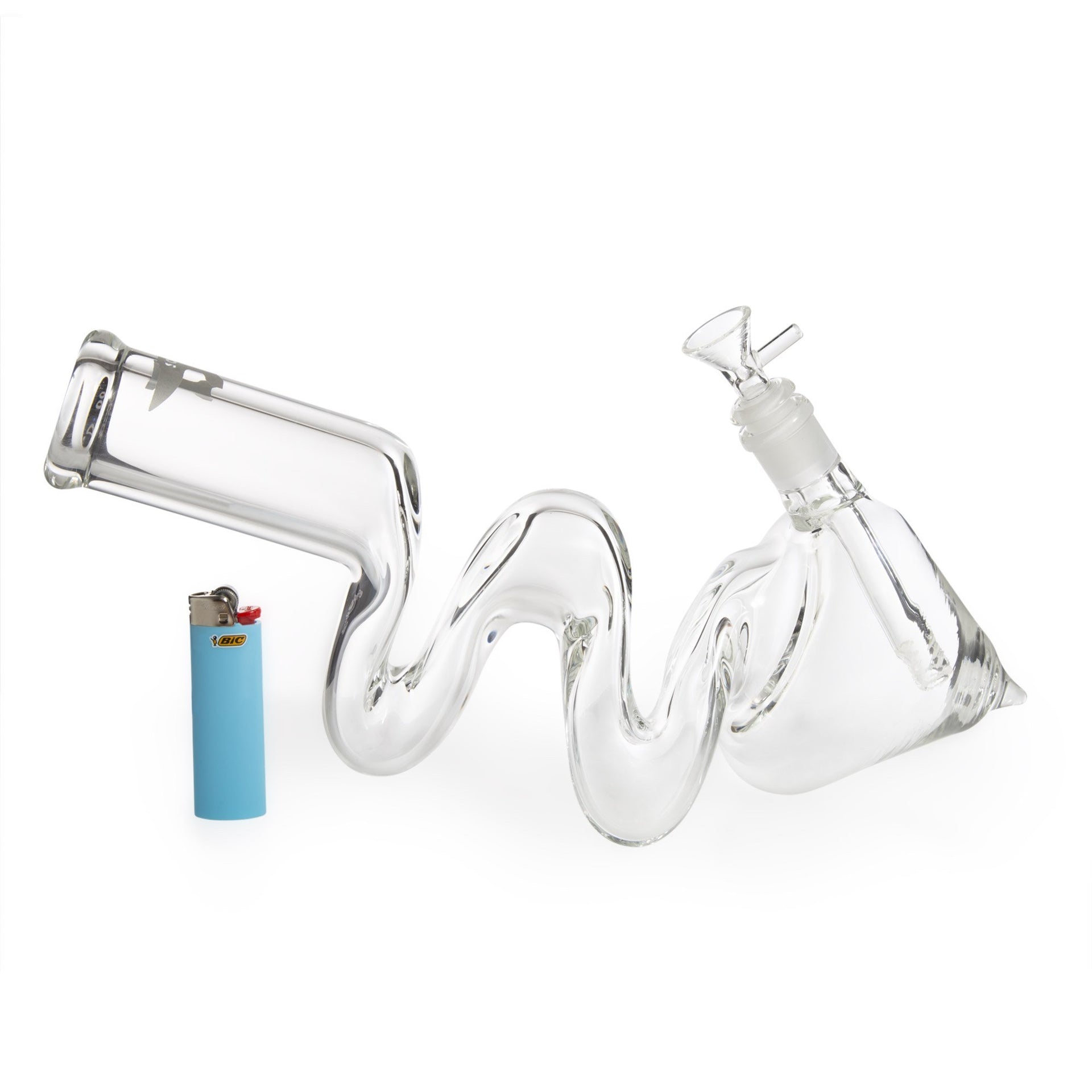 Solid Glass 14in Couch Potato Bong