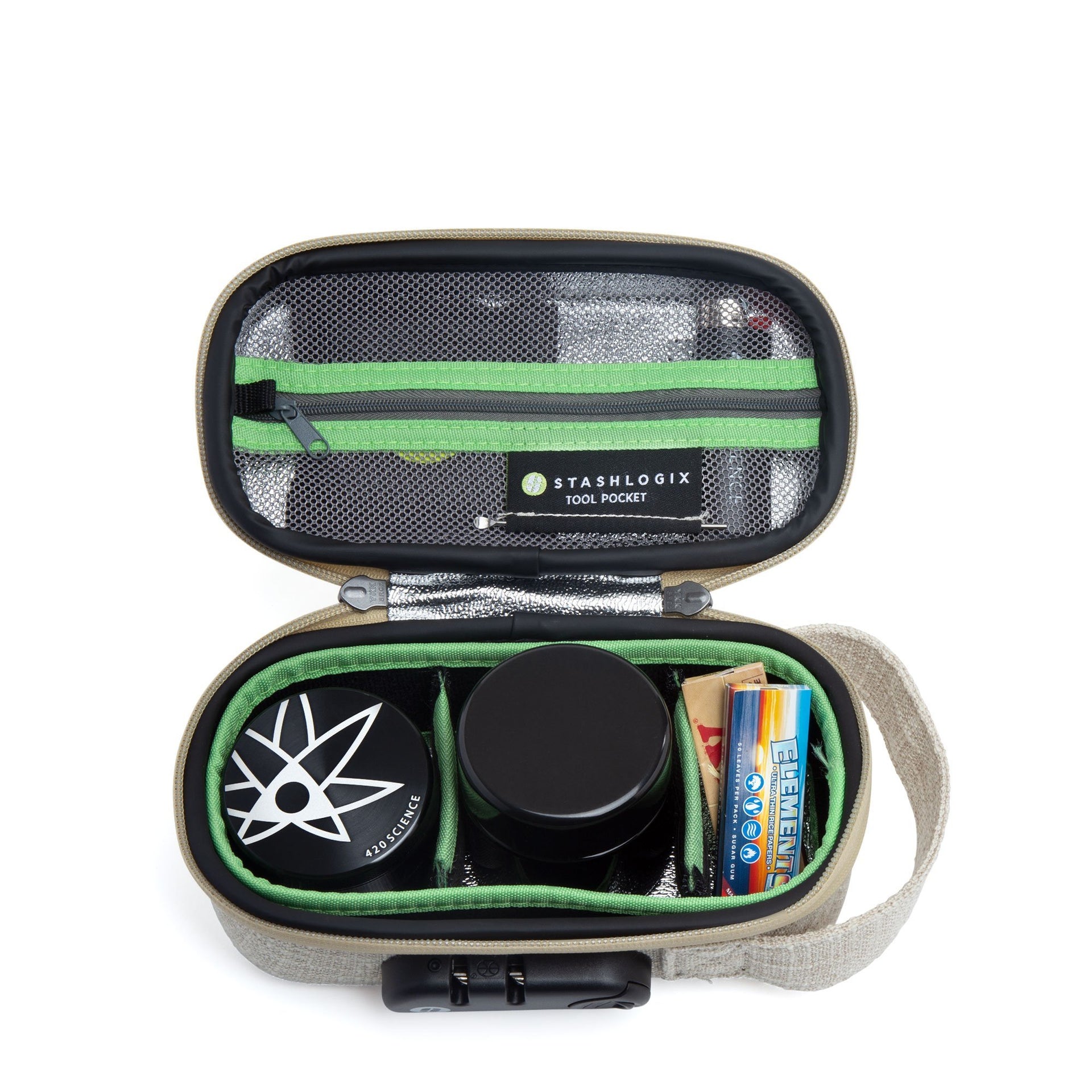 Stashlogix Silverton Smell Proof Combo Lock Bag | Bags & Cases | 420 Science