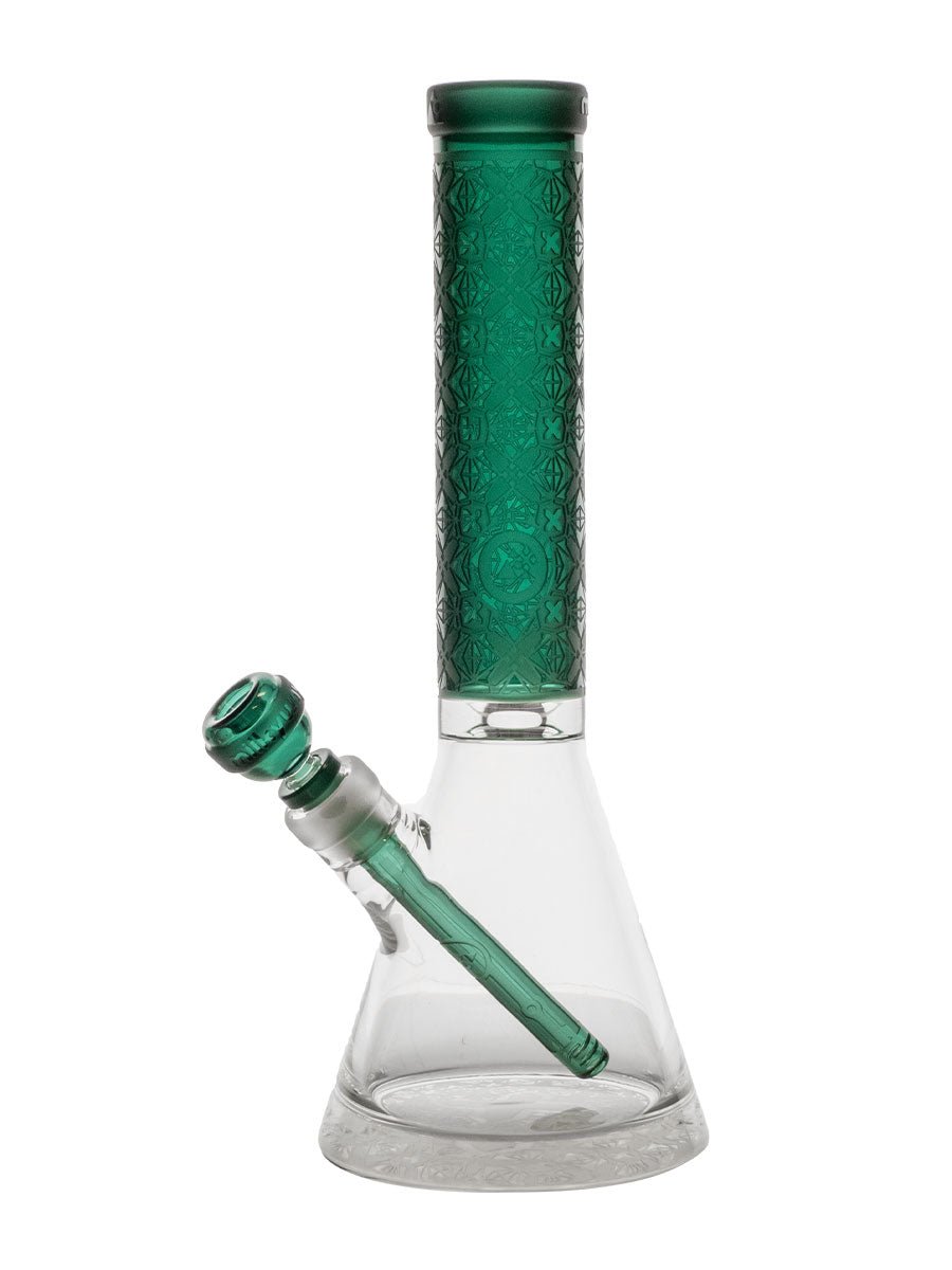 Teal X-Morphic: EVO 15 Glass Beaker | Water Pipes | 420 Science