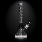 Teal X-Morphic: EVO 15 Glass Beaker | Water Pipes | 420 Science
