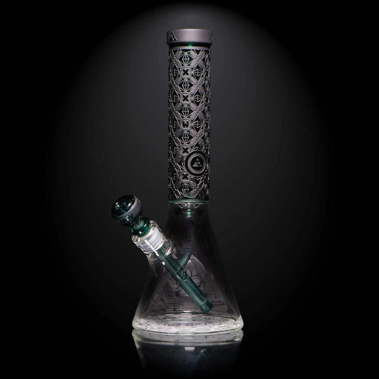 Teal X-Morphic: EVO 15 Glass Beaker | Water Pipes | 420 Science