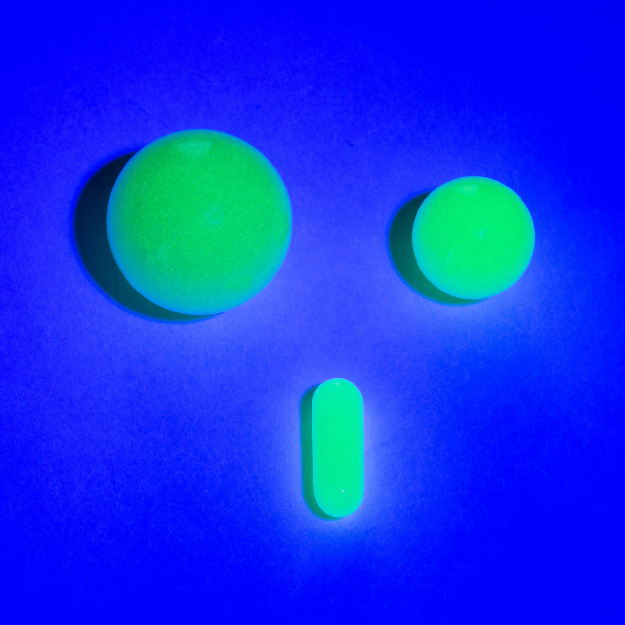 Terp Slurper Marble/Pill Set - Glow-In-The-Dark | Carb Caps | 420 Science