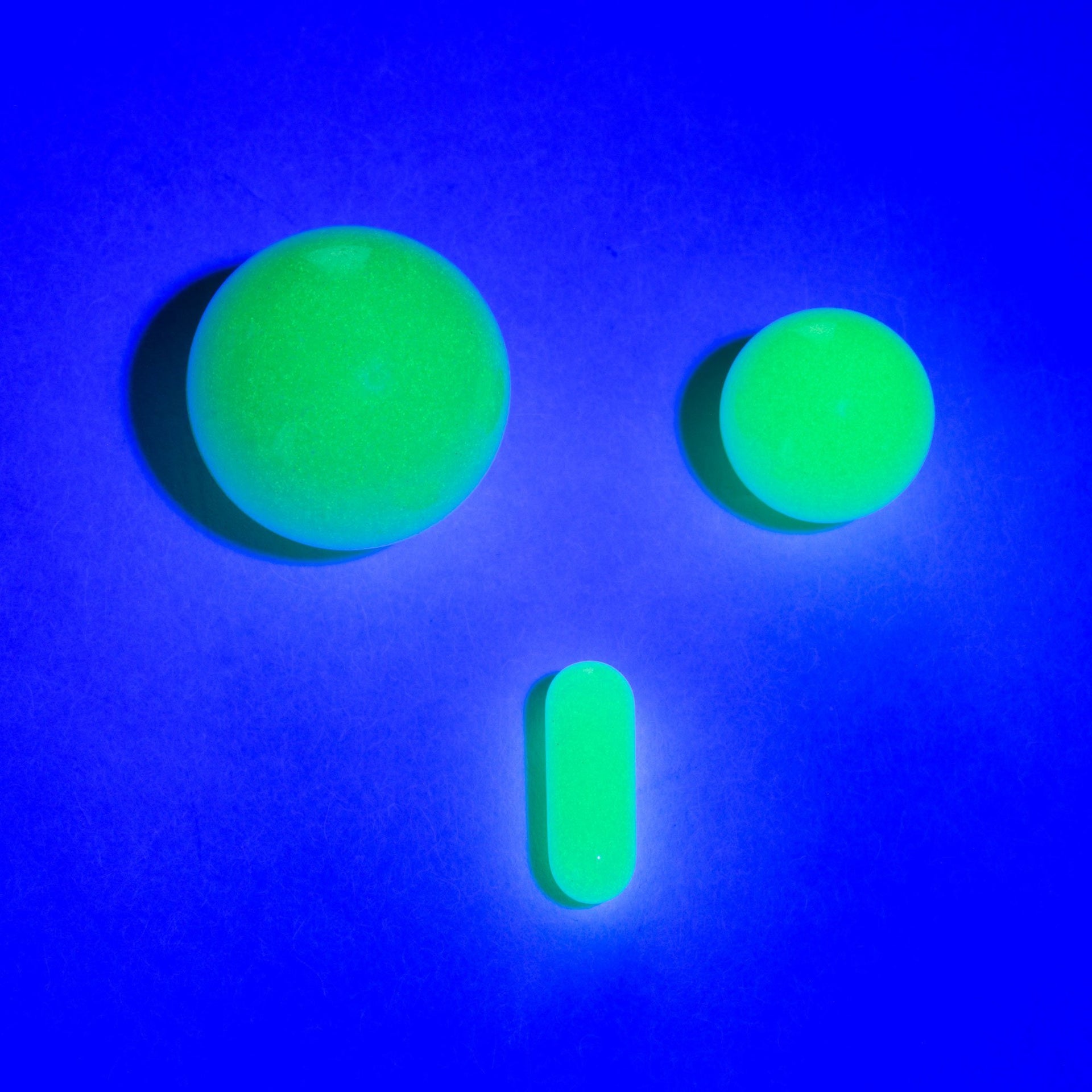 Terp Slurper Marble/Pill Set - Glow-In-The-Dark | Carb Caps | 420 Science