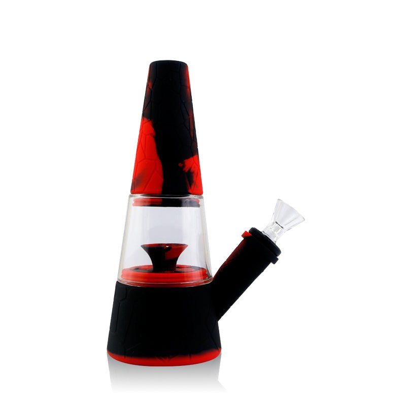 Waxmaid Silicone Fountain Bong - Black & Red | Third Party Brands | 420 Science