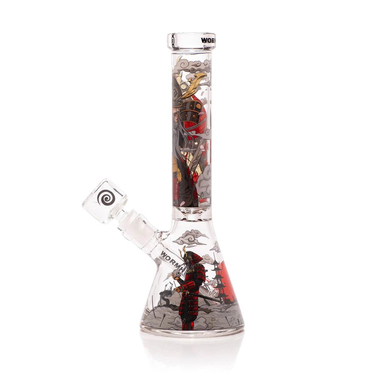 Wormhole Glass 11" Shogun Beaker Bong - Clear | Third Party Brands | 420 Science