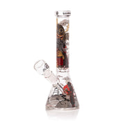 Wormhole Glass 11" Shogun Beaker Bong - Clear | Third Party Brands | 420 Science