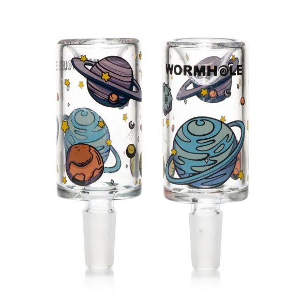 Wormhole Glass Lost In Space Long Bowl - Clear | Third Party Brands | 420 Science