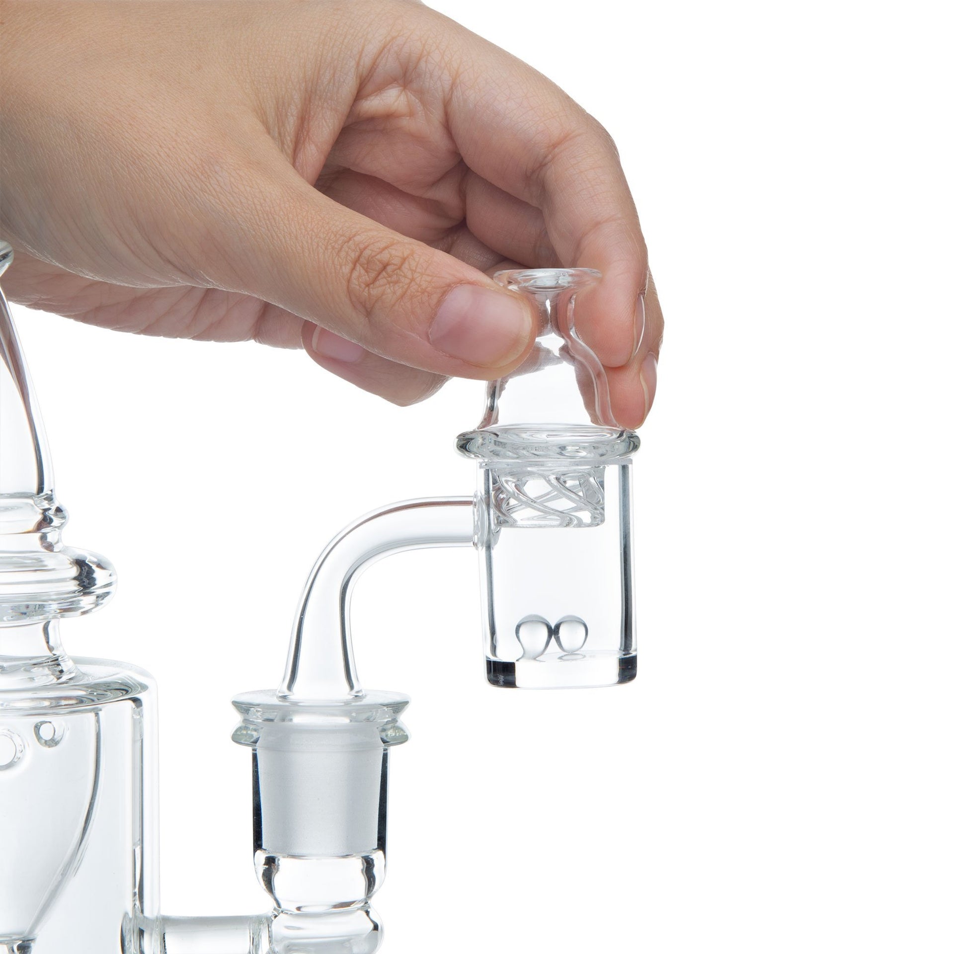 Yo Dabba Dabba Cyclone Cap/Quartz Banger Set | Quartz Bangers | 420 Science