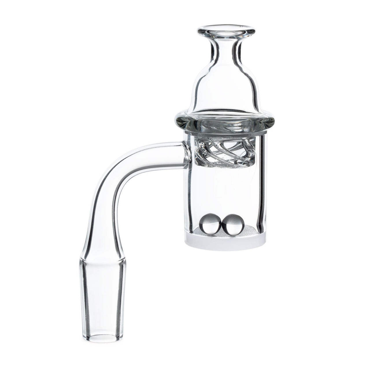 Yo Dabba Dabba Cyclone Cap/Opaque Quartz Banger Set | Quartz Bangers | 420 Science