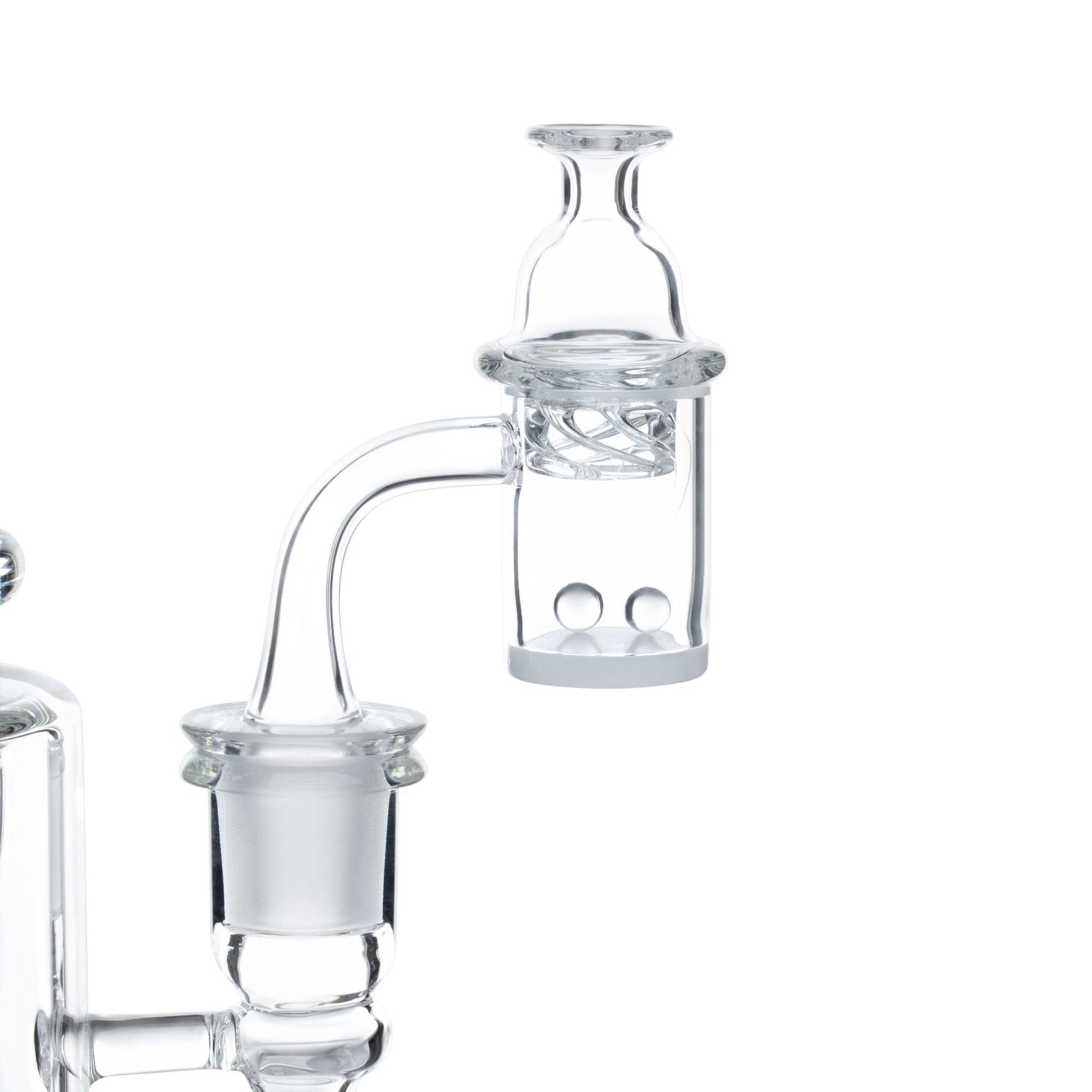 Yo Dabba Dabba Cyclone Cap/Opaque Quartz Banger Set